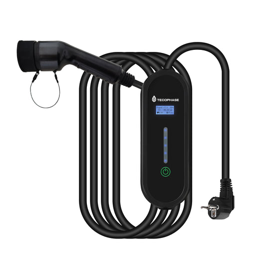 Chargeur Portable Monophasée pour Véhicules Électriques, 16A, 3.5KW